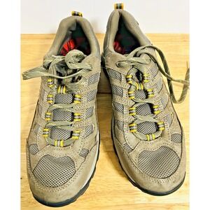 Eddie Bauer Seneca Peak Hiking Trail Shoes Mens Size 11 Tan Suede Style:3533-762